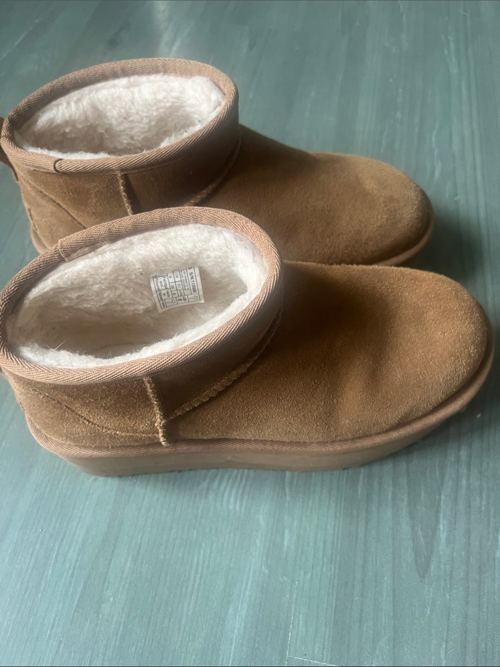 Women’s Plush-Lined Ankle Slippers in Chestnut Brown